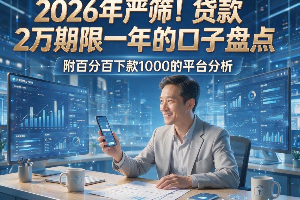 2026年严筛！贷款2万期限一年的口子盘点，附百分百下款1000的平台分析