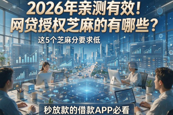2026年亲测有效！网贷授权芝麻的有哪些？这5个芝麻分要求低、秒放款的借款APP必看