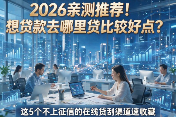 2026亲测推荐!想贷款去哪里贷比较好点?这5个不上征信的在线贷款渠道速收藏