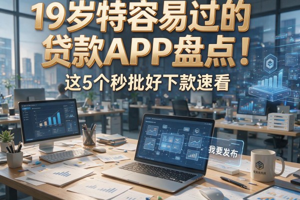 19岁特容易过的贷款APP盘点!这5个秒批好下款速看