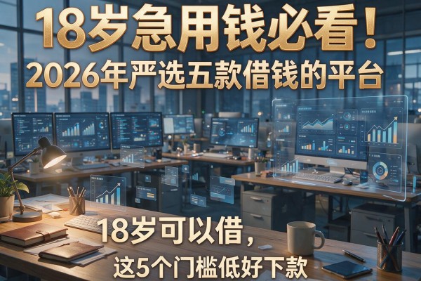 18岁急用钱必看！2026年严选五款借钱的平台18岁可以借，这5个门槛低好下款