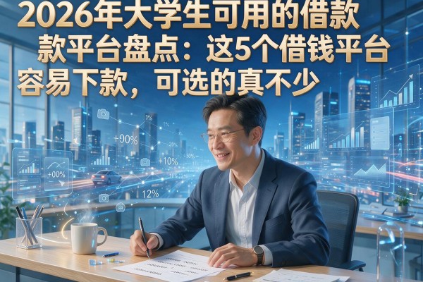 2026年大学生可用的借款平台盘点：这5个借钱平台容易下款，可选的真不少！