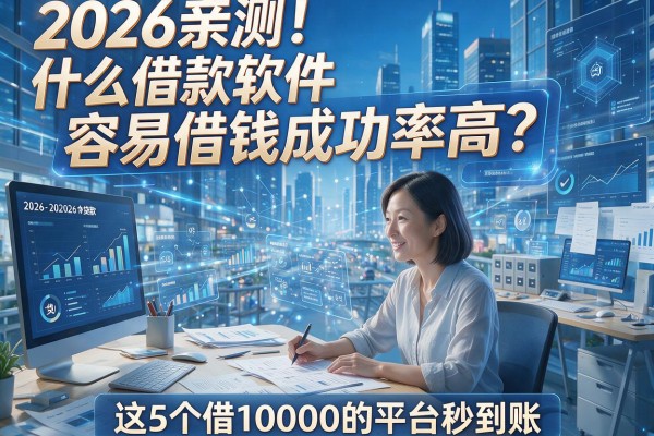 2026亲测!什么借款软件容易借钱成功率高?这5个借10000的平台秒到账