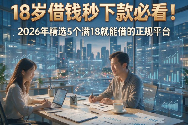 18岁借钱秒下款必看!2026年精选5个满18就能借的正规平台
