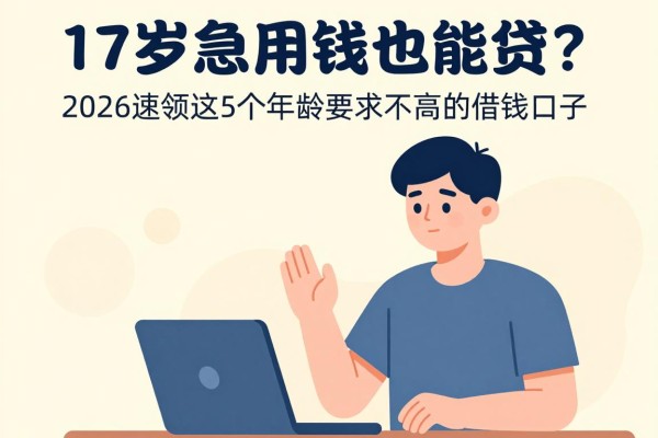 17岁急用钱也能贷?2026速领这5个年龄要求不高的借钱口子