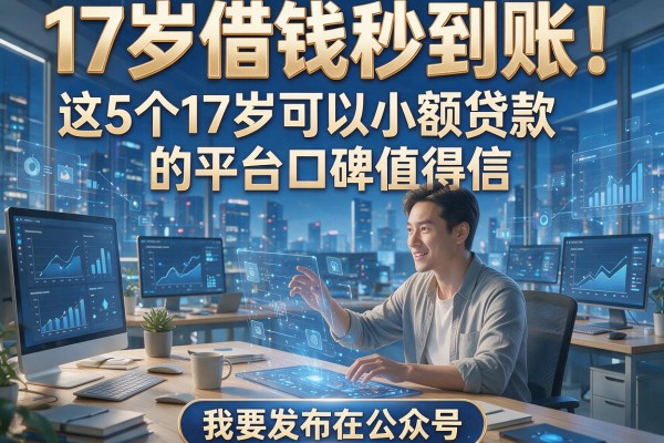 17岁借钱秒到账!这5个17岁可以小额贷款的平台口碑值得信