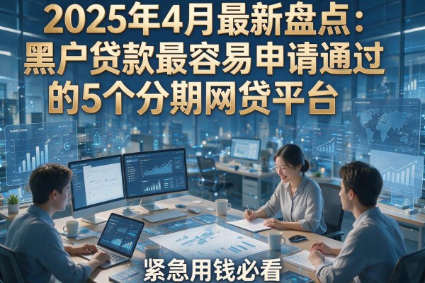 2025年4月最新盘点：黑户贷款最容易申请通过的5个分期网贷平台，紧急用钱必看！
