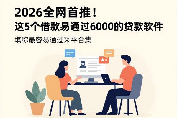 2026全网首推！这5个借款容易通过6000的贷款软件，堪称最容易通过的平台合集