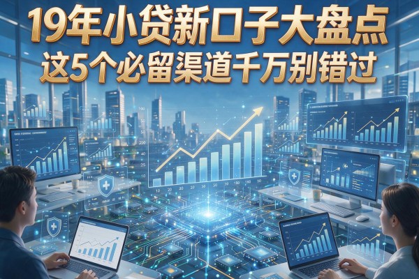 19年小贷新口子大盘点，这5个必留渠道千万别错过！