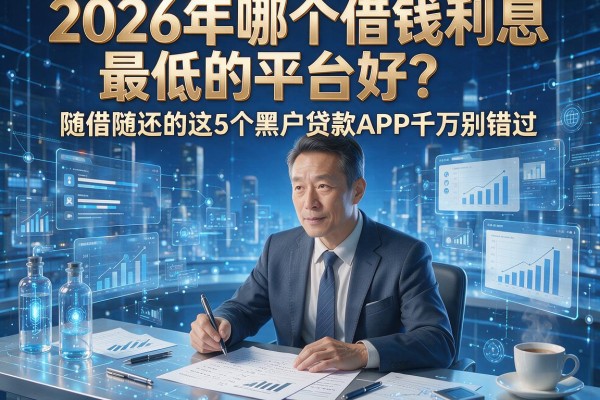 2026年哪个借钱利息最低的平台好?随借随还的这5个黑户贷款APP千万别错过!