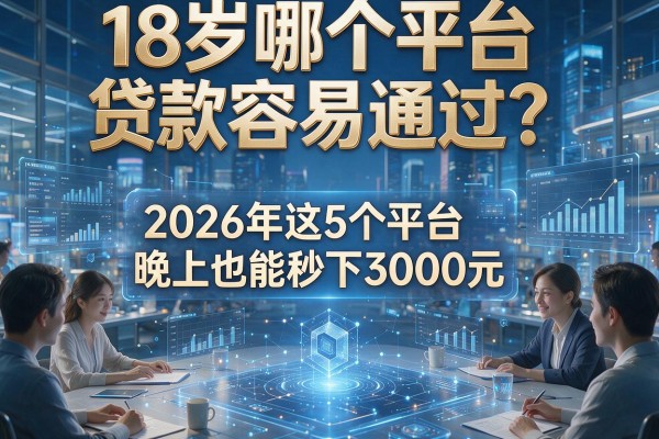 18岁哪个平台贷款容易通过？2026年这5个平台晚上也能秒下3000元