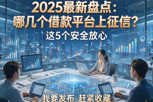 2025最新盘点：哪几个借款平台上征信？这5个安全放心，赶紧收藏！