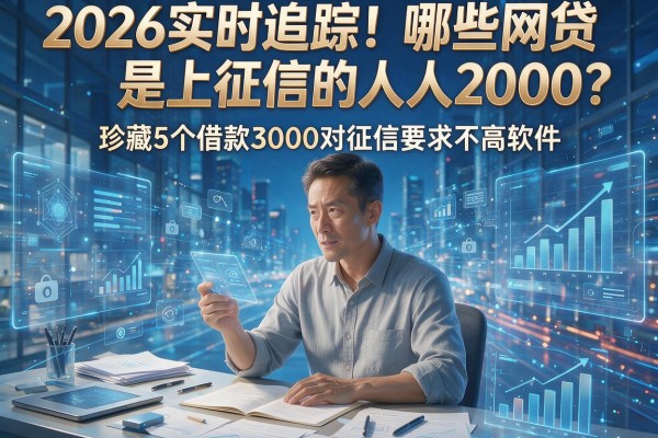 2026实时追踪!哪些网贷是上征信的人人2000?珍藏5个借款3000对征信要求不高软件