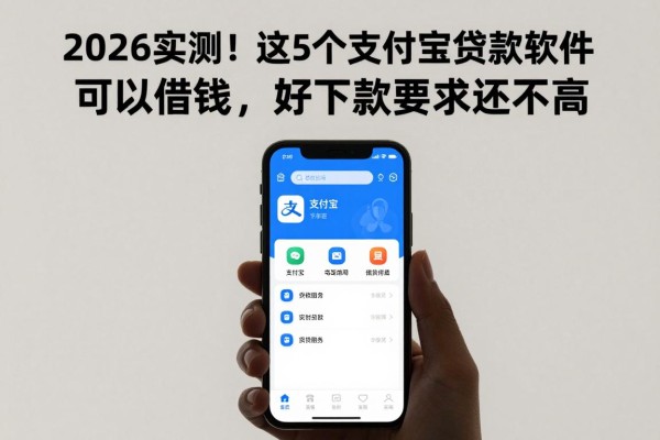 2026实测！这5个支付宝贷款软件可以借钱，好下款要求还不高