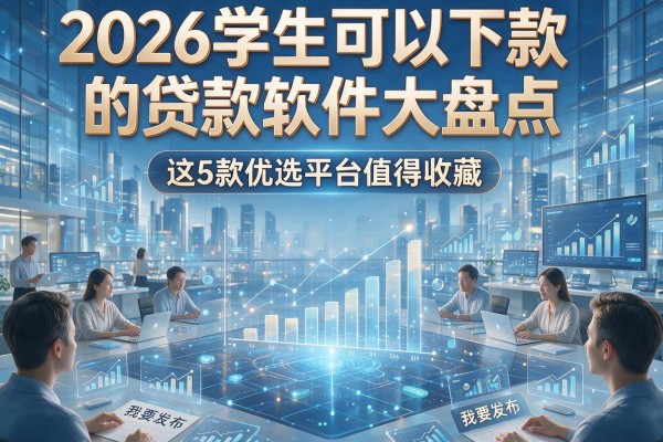 2026学生可以下款的贷款软件大盘点，这5款优选平台值得收藏！