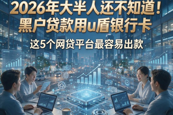 2026年大半人还不知道！黑户贷款用u盾银行卡，这5个网贷平台最容易出款