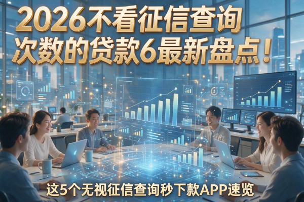 2026不看征信查询次数的贷款6最新盘点!这5个无视征信查询秒下款APP速览