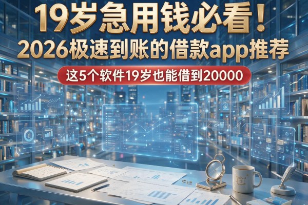 19岁急用钱必看！2026极速到账的借款app推荐，这5个软件19岁也能借到20000