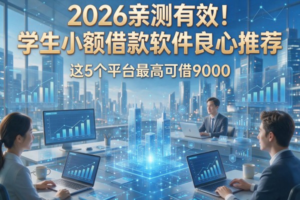 2026亲测有效！学生小额借款软件良心推荐，这5个平台最高可借9000