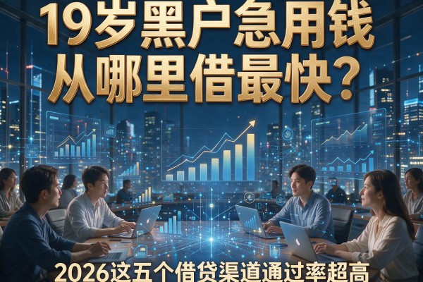 19岁黑户急用钱从哪里借最快？2026这五个借贷渠道通过率超高