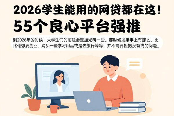 2026学生能用的网贷都在这！5个良心平台强推，缺钱必看