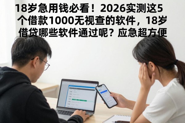 18岁急用钱必看！2026实测这5个借款1000无视查的软件，18岁借贷哪些软件能通过呢？应急超方便