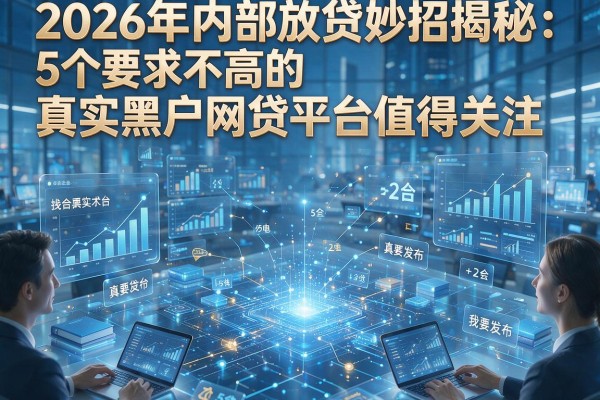 2026年内部放贷妙招揭秘：5个要求不高的真实黑户网贷平台值得关注