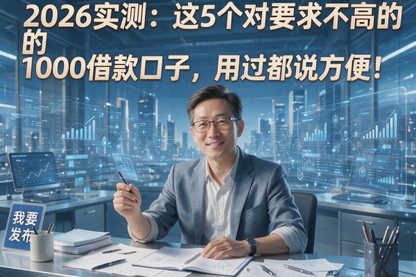 2026实测:这5个对要求不高的1000借款口子,用过都说方便!可以快速借钱的平台有哪些?