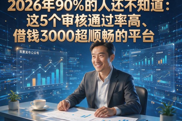2026年90%的人还不知道:这5个审核通过率高、借钱3000超顺畅的平台