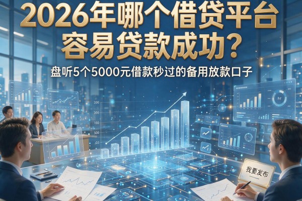 2026年哪个借贷平台容易贷款成功?盘点5个5000元借款秒过的备用放款口子