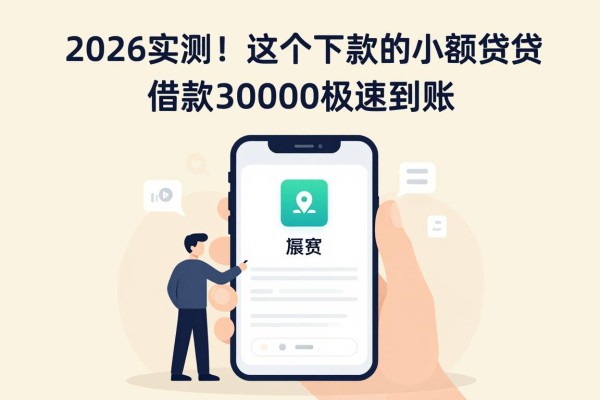 2026实测！这5个app容易下款的小额贷款，借款30000极速到账