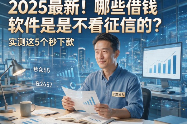2025最新!哪些借钱软件是不看征信的?实测这5个秒下款