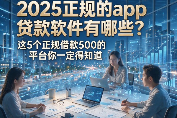 2025正规的app贷款软件有哪些?这5个正规借款500的平台你一定得知道