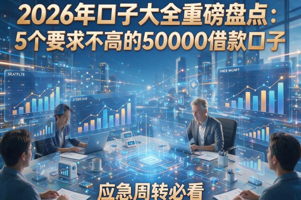 2026年口子大全重磅盘点:5个要求不高的50000借款口子,应急周转必看!