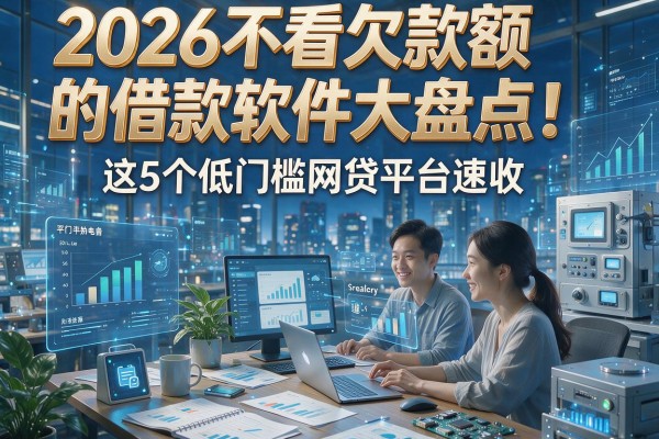2026不看欠款额的借款软件大盘点！这5个低门槛网贷平台速收