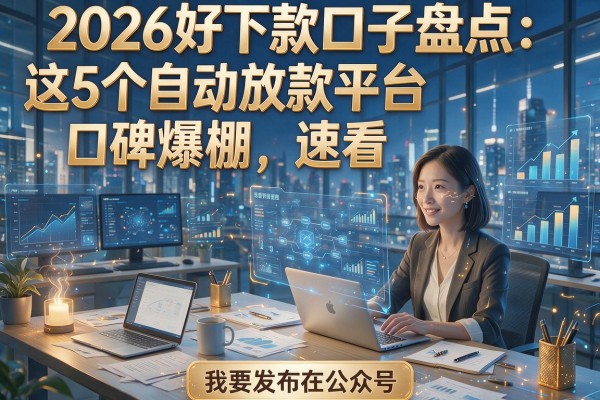 2026好下款口子盘点:这5个自动放款平台口碑爆棚,速看!