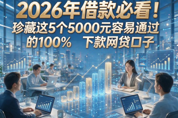 2026年借款必看!珍藏这5个5000元容易通过的100%下款网贷口子