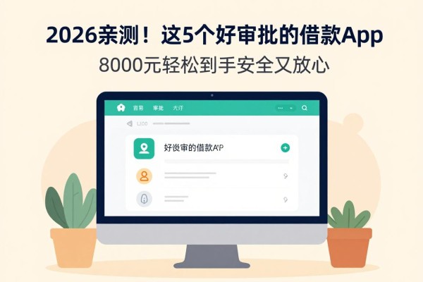 2026亲测！这5个好审批的借款app，8000元轻松到手安全又放心