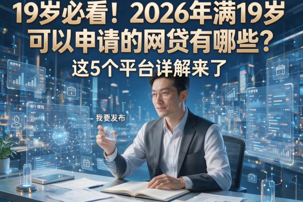 19岁必看！2026年满19岁可以申请的网贷有哪些？这5个平台详解来了