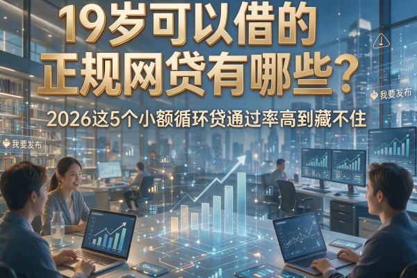 19岁可以借的正规网贷有哪些？2026这5个小额循环贷通过率高到藏不住！