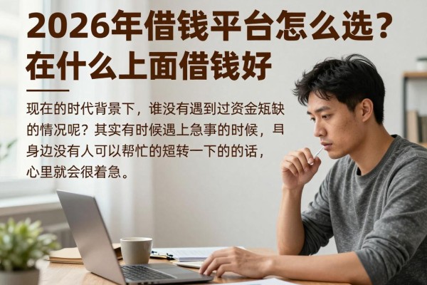 2026年借钱平台怎么选？在什么上面借钱好这篇深度攻略建议存好备用！
