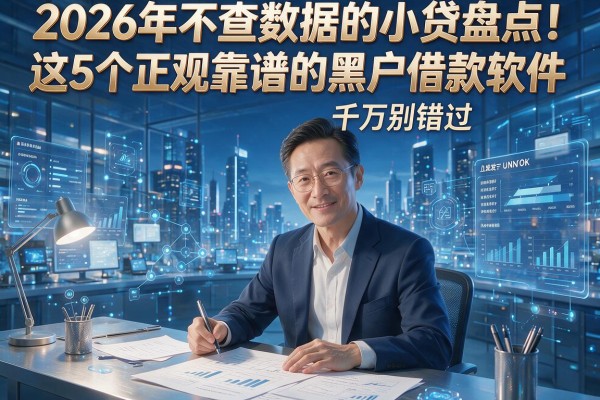 2026年不查数据的小贷盘点！这5个正规靠谱的黑户借款软件千万别错过