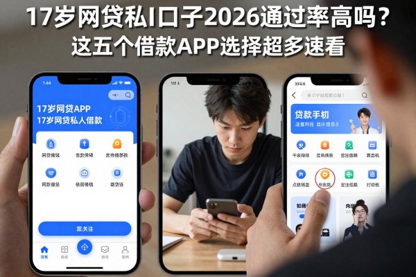 17岁网贷私人口子2026通过率高吗?这五个借款APP选择超多速看!
