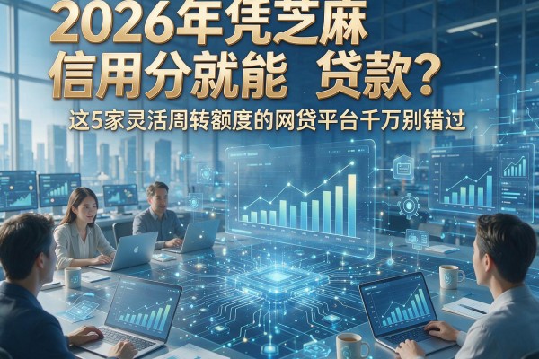2026年凭芝麻信用分就能贷款？这5家灵活周转额度的网贷平台千万别错过！