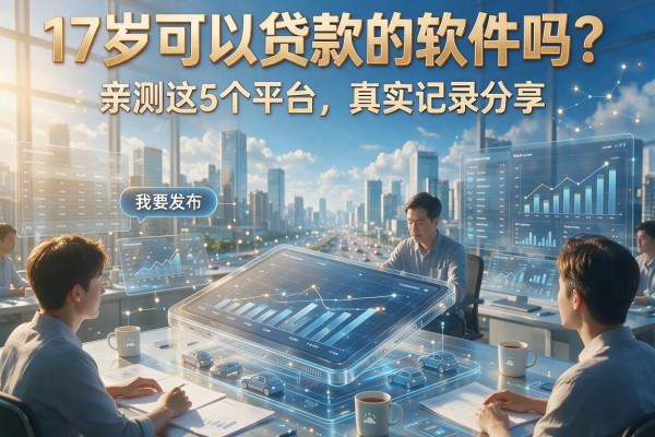 17岁可以贷款的软件吗？亲测这5个平台，真实记录分享！