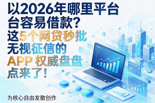 2026年哪里平台容易借款？这5个网贷秒批无视征信的APP权威盘点来了！