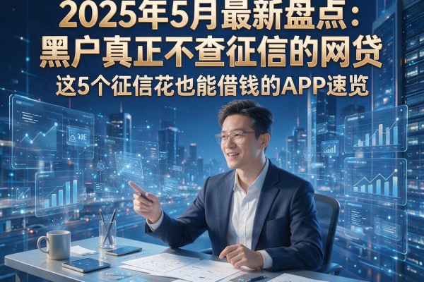 2025年5月最新盘点:黑户真正不查征信的网贷,这5个征信花也能借钱的APP速览