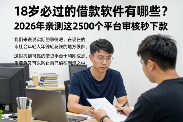18岁必过的借款软件有哪些?2026年亲测这2500个平台审核秒下款