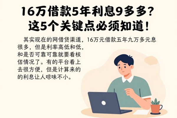 16万借款5年利息9万多?这5个关键点必须知道!