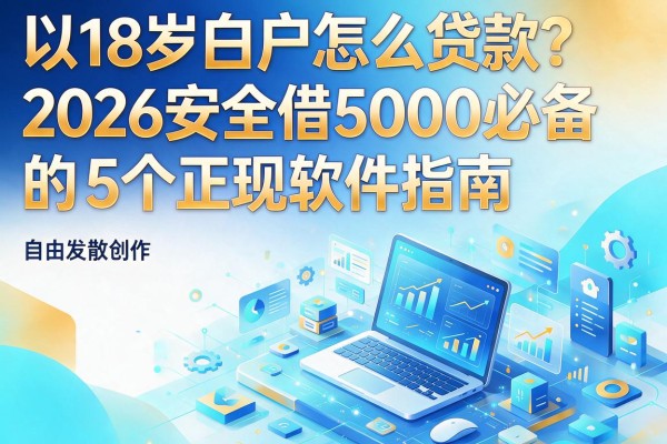 18岁白户怎么贷款?2026安全借5000必备的5个正规软件指南